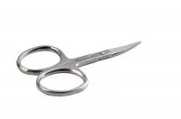 Ножницы маникюрные для ногтей закругленные серебряные